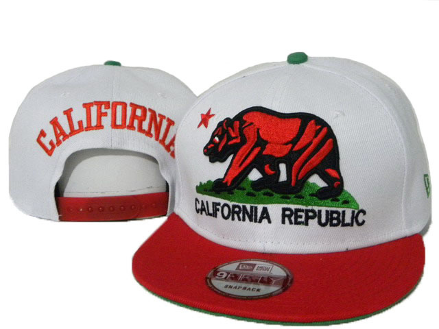 California Republic Snapback Hat #19